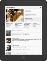 Commonweal Magazine Tablet Responsive